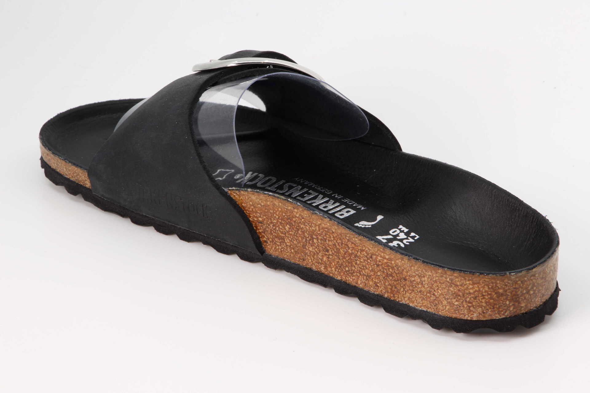 Madrid Big Buckle schmal schwarz – Bild 2