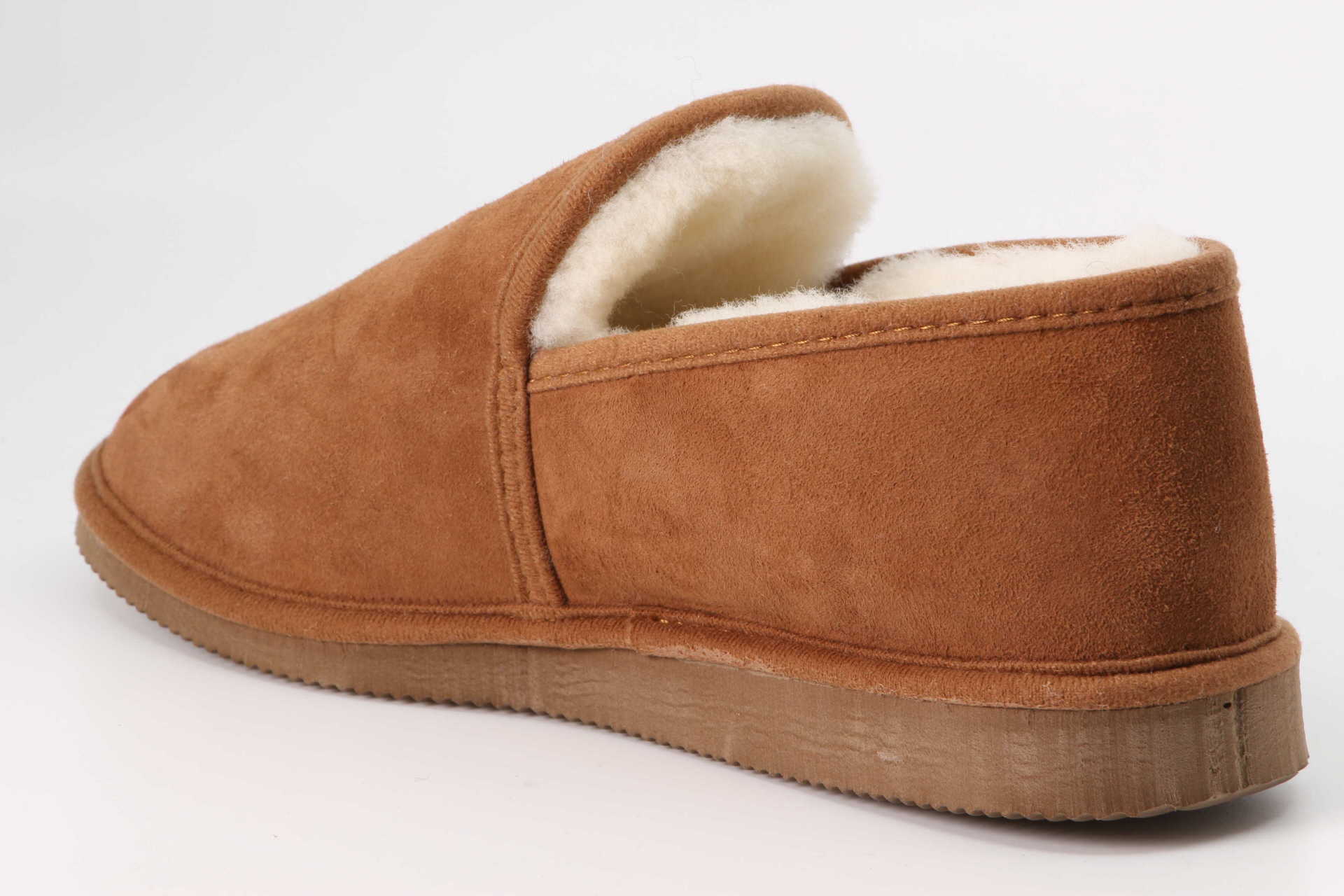 Lammfell-Hausschuh Oscar braun – Bild 2