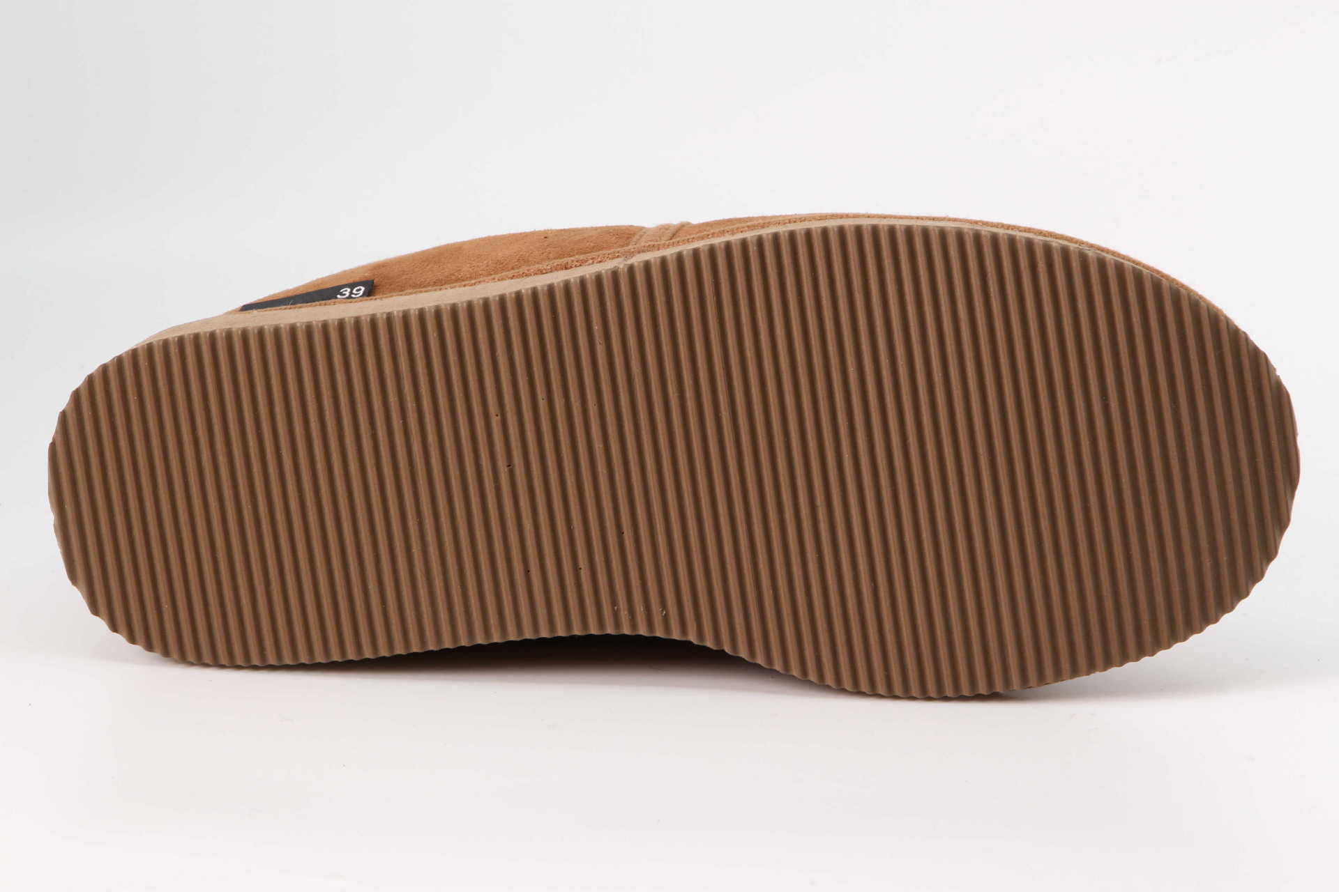 Lammfell-Hausschuh Oscar braun – Bild 3