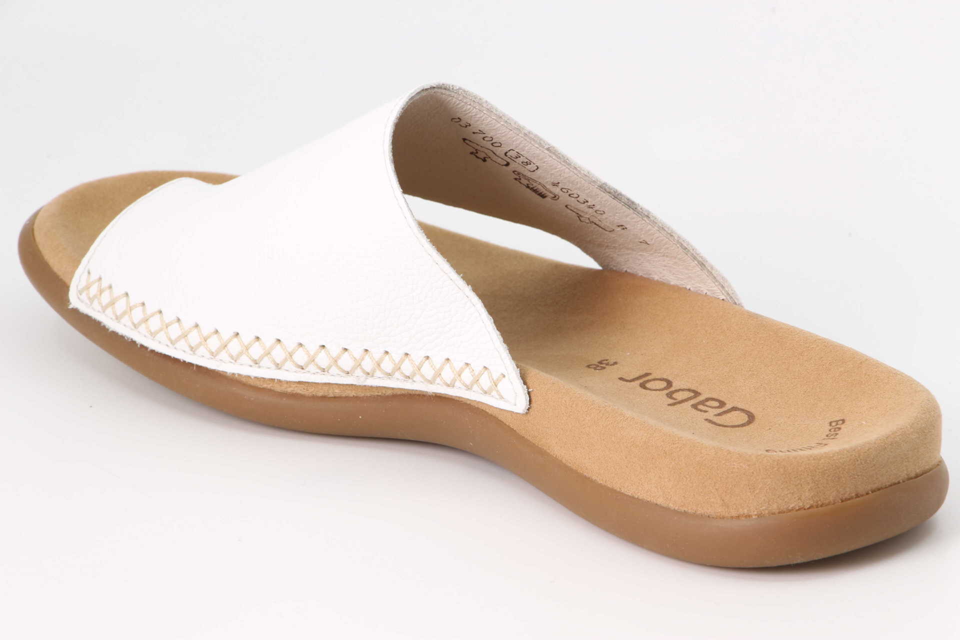 Pantolette weiss – Bild 2