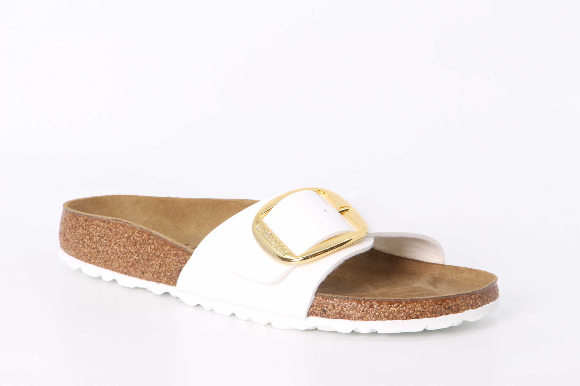 Madrid Big Buckle schmal weiss