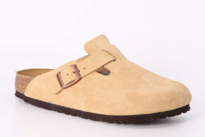 Boston Suede schmal latte cream
