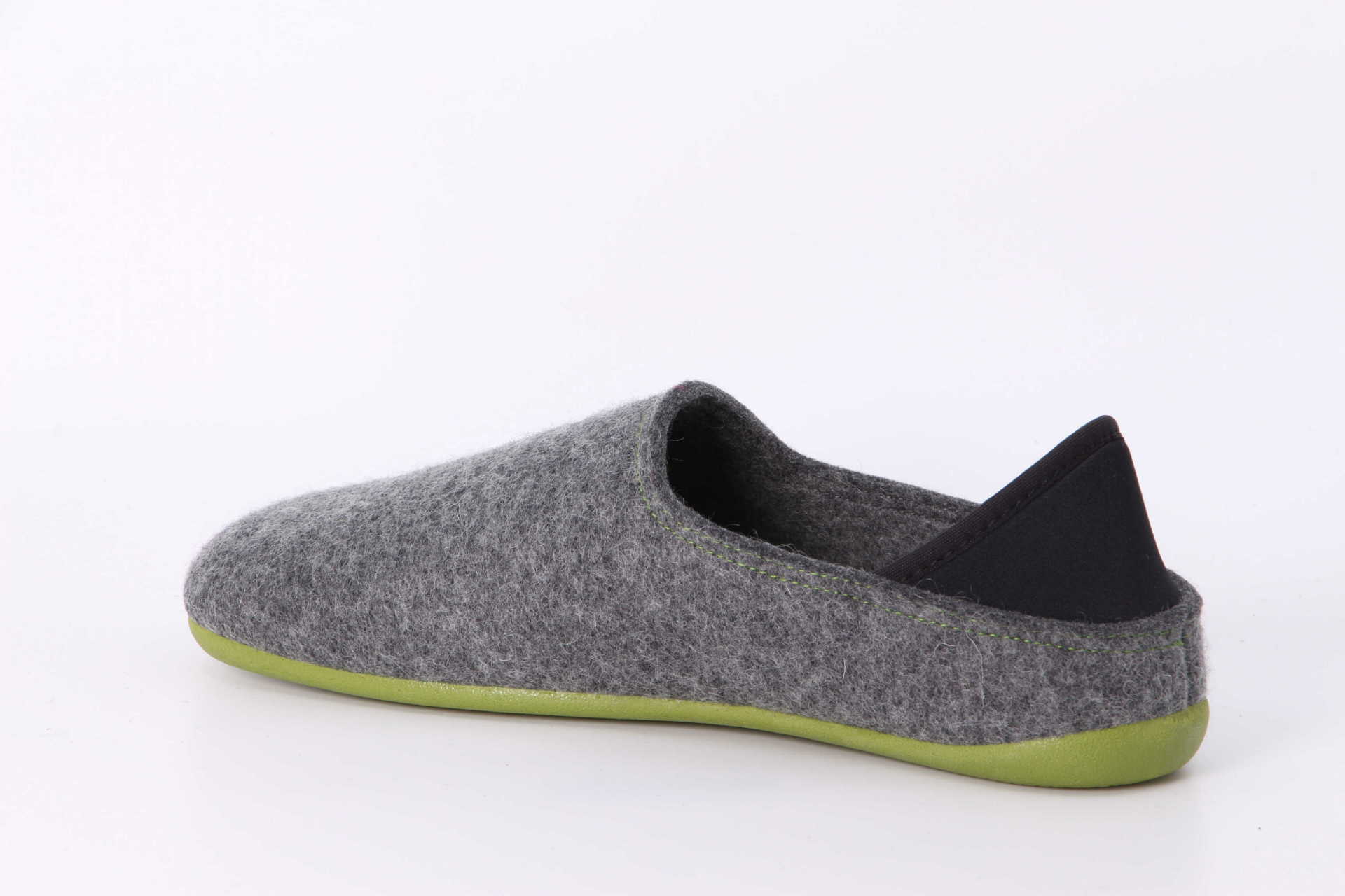 Wool Slip-On grau / grün – Bild 2