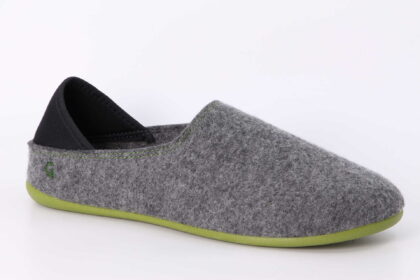 Wool Slip-On grau / grün