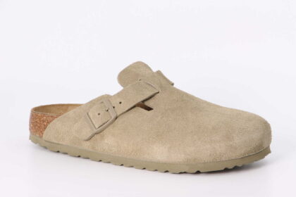 Boston Suede schmal faded khaki