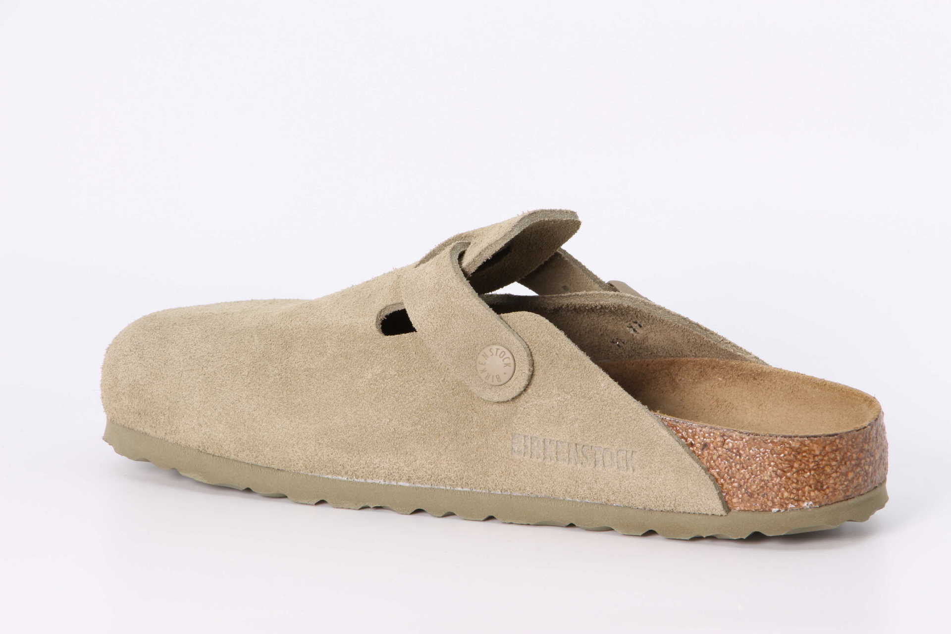 Boston Suede schmal faded khaki – Bild 2