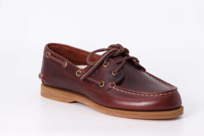 klassischer Bootsschuh burgundy
