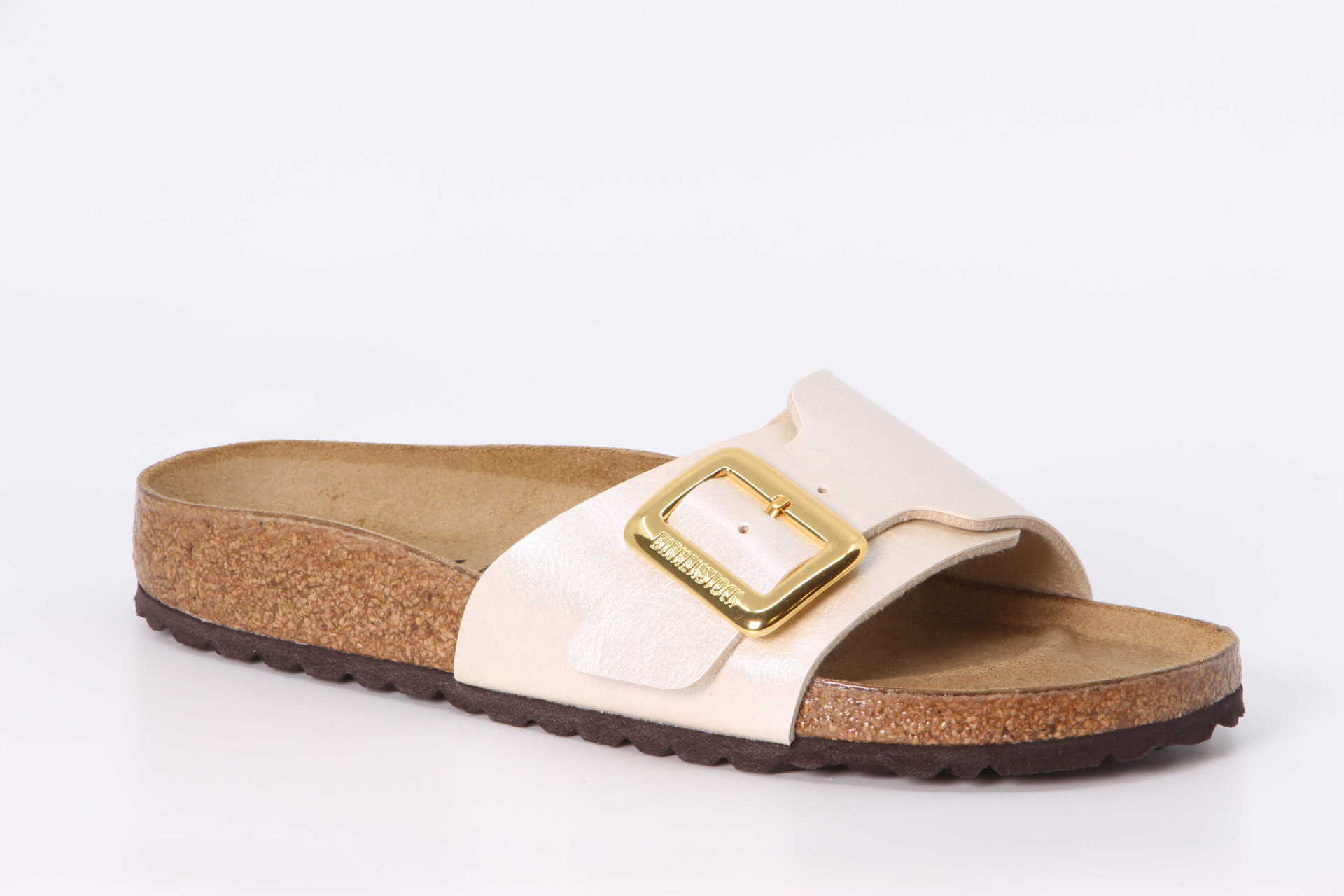 Catalina Cushion Buckle schmal graceful pearl white