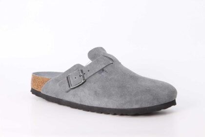 Boston Suede schmal basalt grey