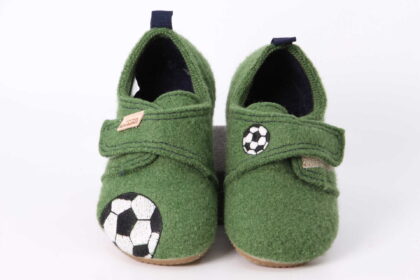 Filzfinken Fussball rasengrün