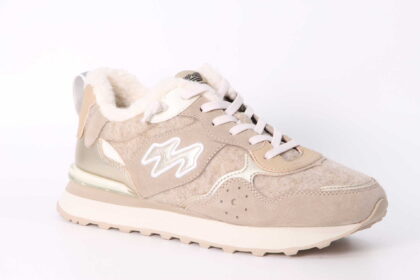 Sneaker beige / gold