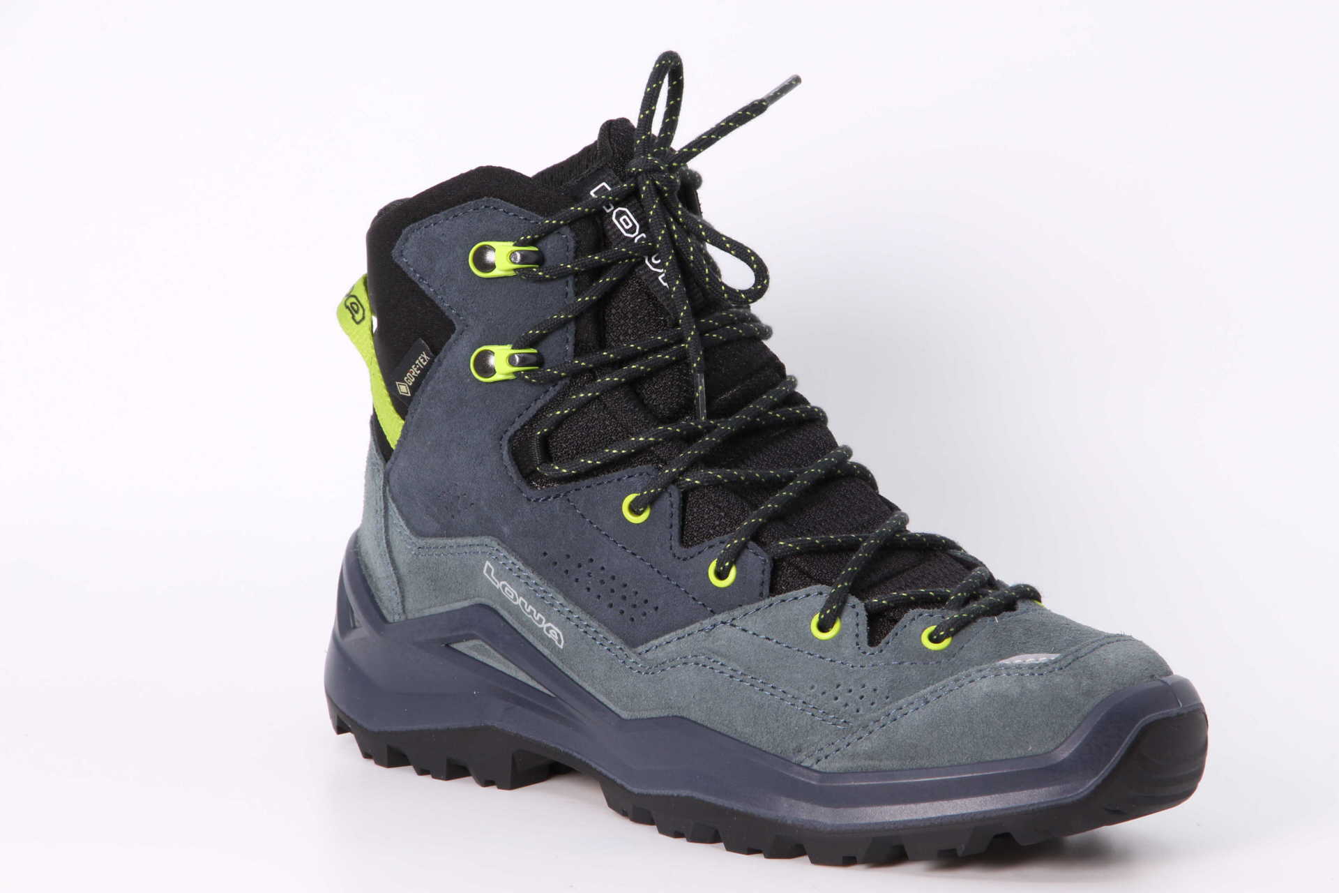 Wandax GTX Mid dunkelpetrol / limone