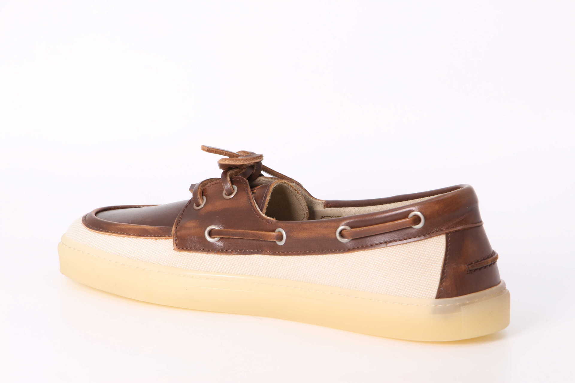 Docksider mix brown / creme – Bild 2