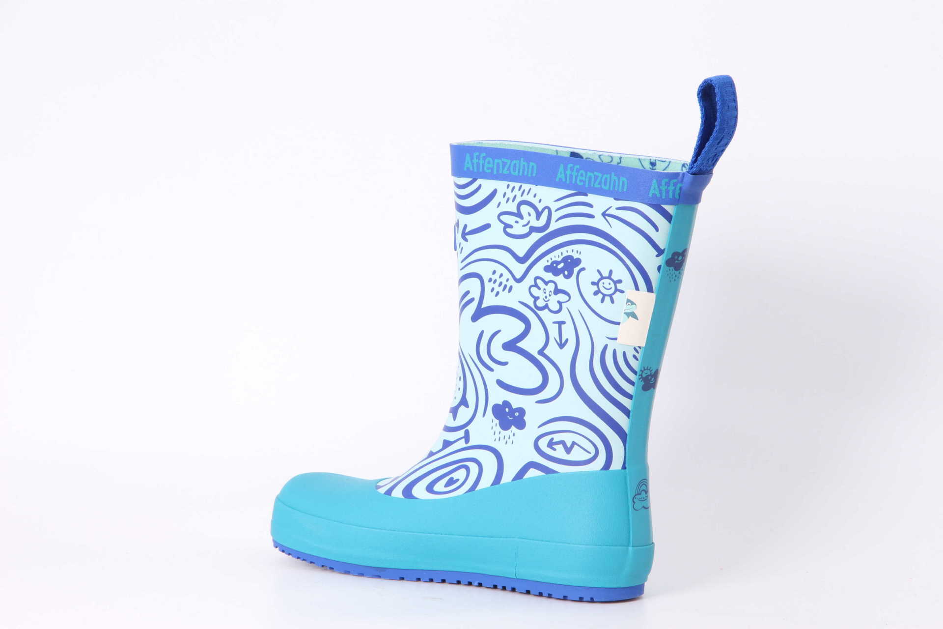 Gummistiefel Plashy vegan blau – Bild 2