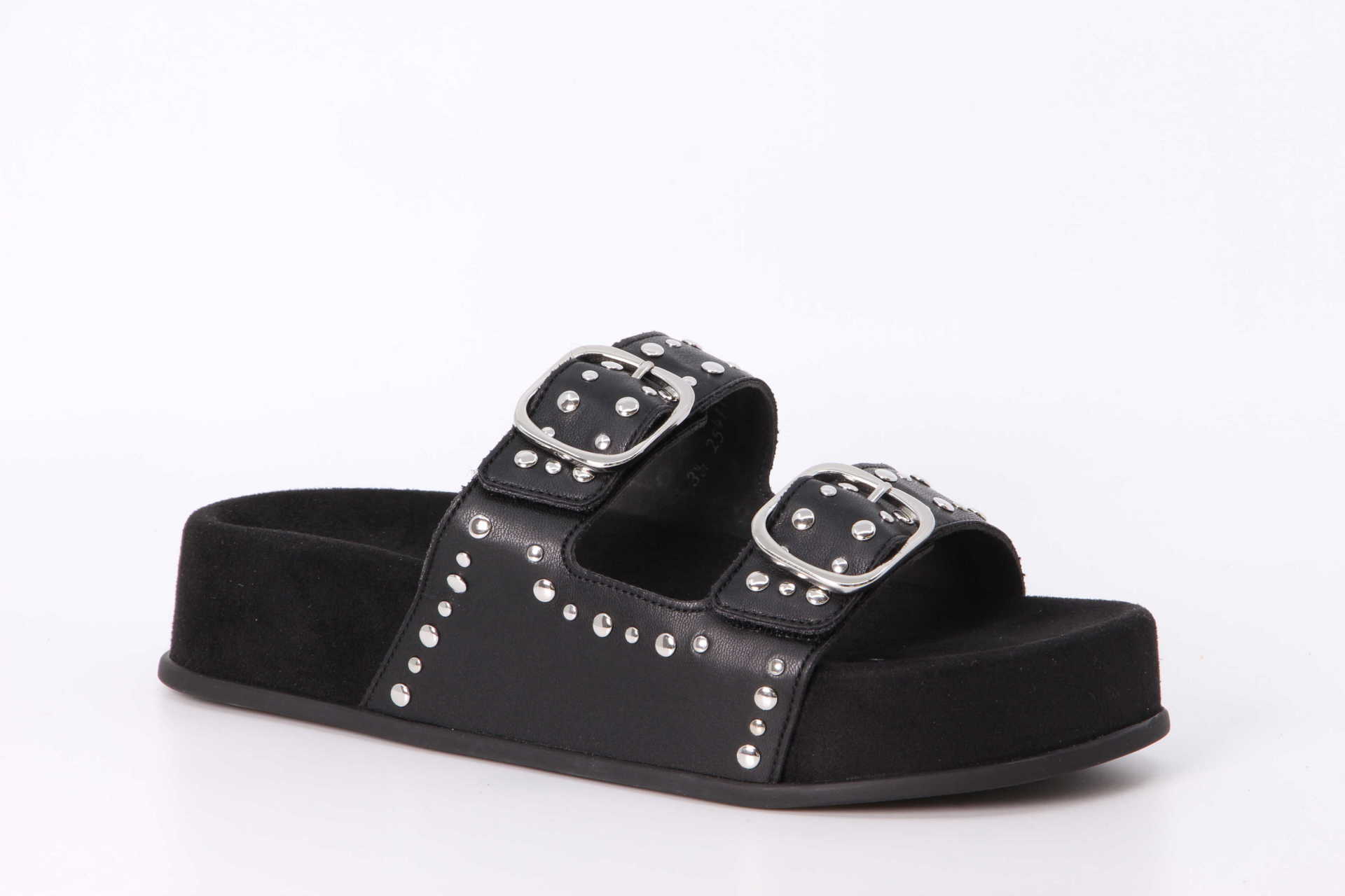 Slide mit Klett schwarz