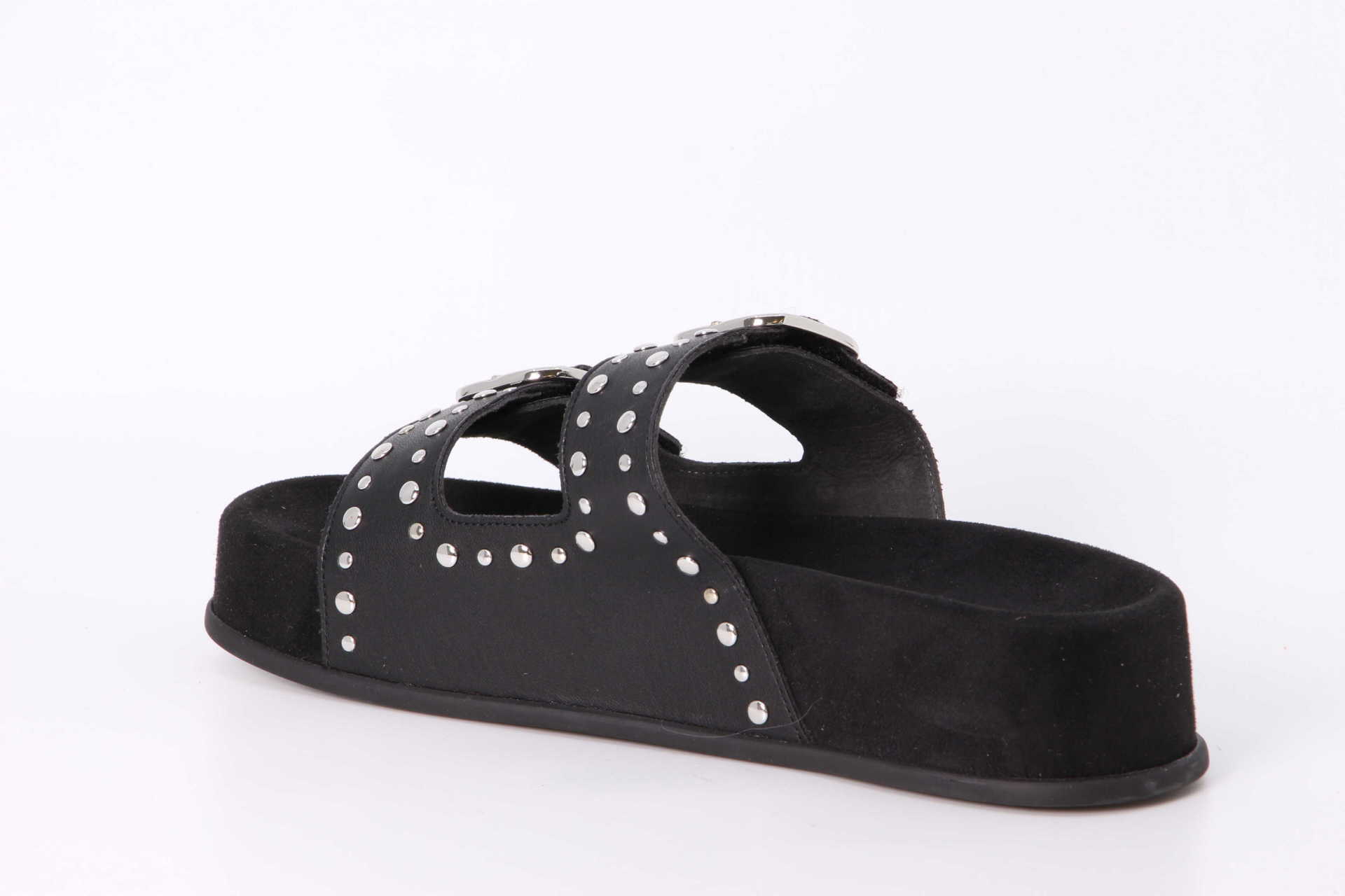 Slide mit Klett schwarz – Bild 2